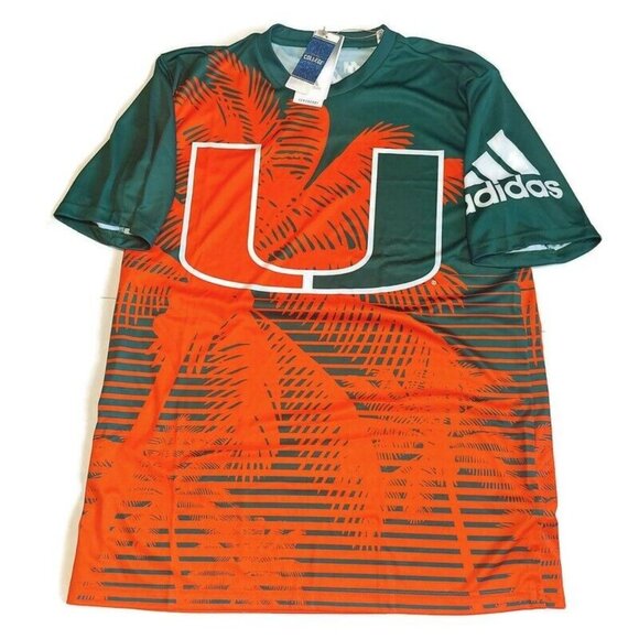 Adidas TG Jersey Soccer Futbol Jersey Shirt Miami Hurricanes Mens Small HG4399 - Picture 2 of 6